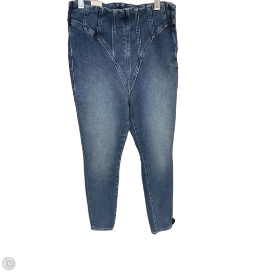 Jeans Skinny By Good American In Blue Denim, Size: 4