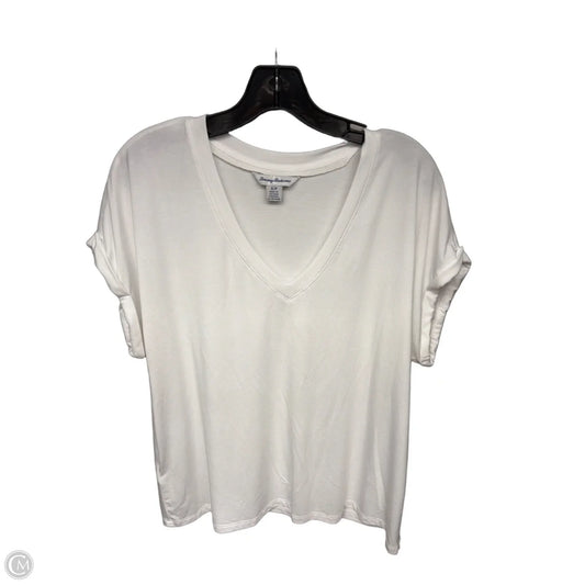 Top Short Sleeve By Tommy Bahama In White, Size: Sp