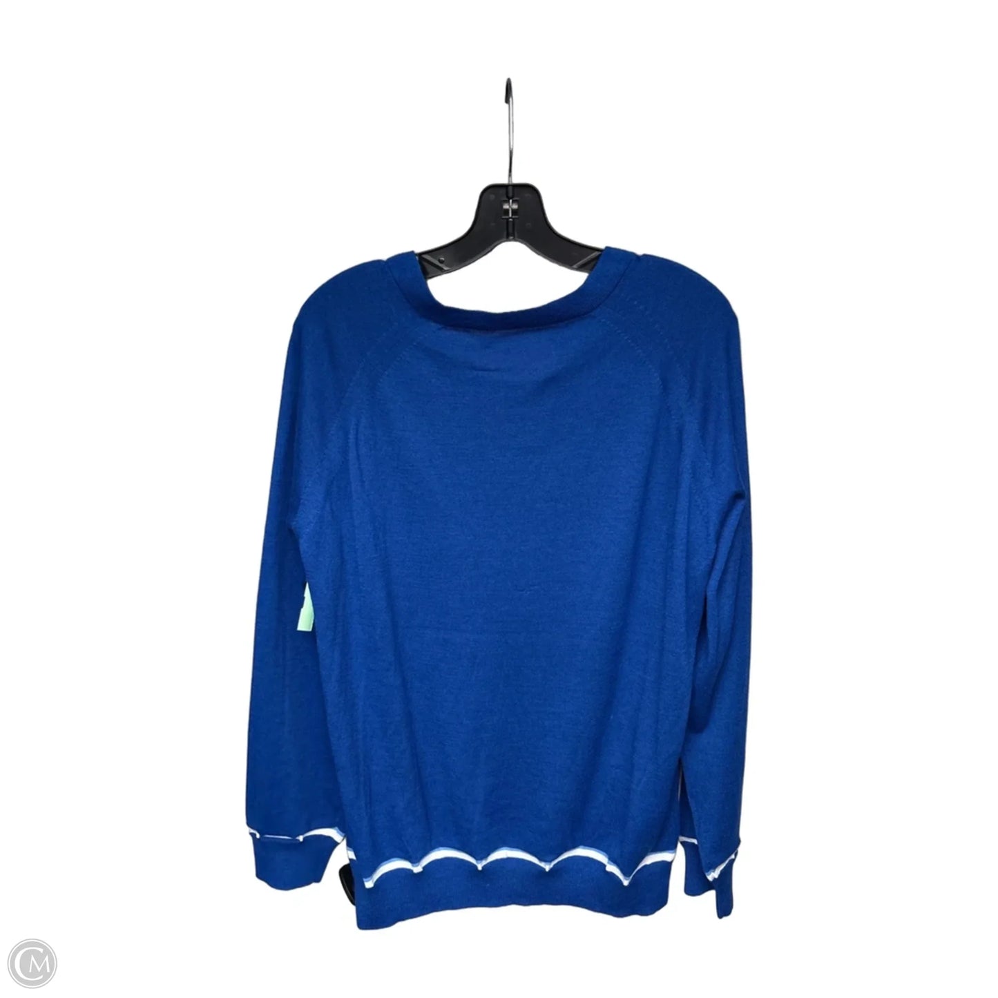 Sweater Designer By Tory Burch In Blue, Size: Xl