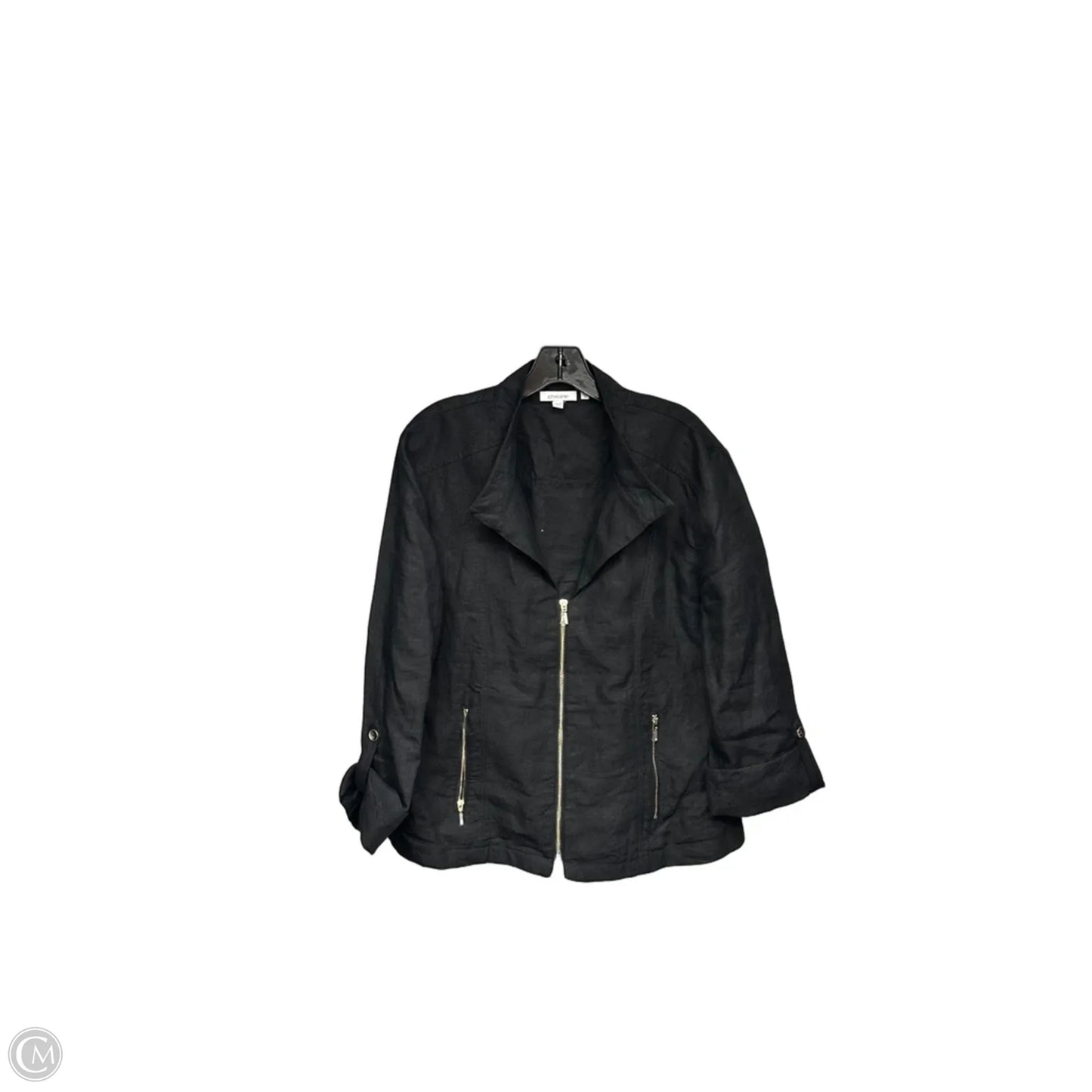 Jacket Other By Chicos In Black, Size: Xl