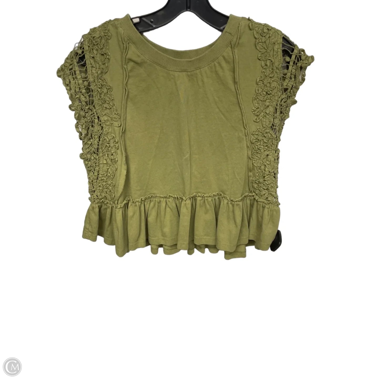 Top Sleeveless By Anthropologie In Green, Size: S