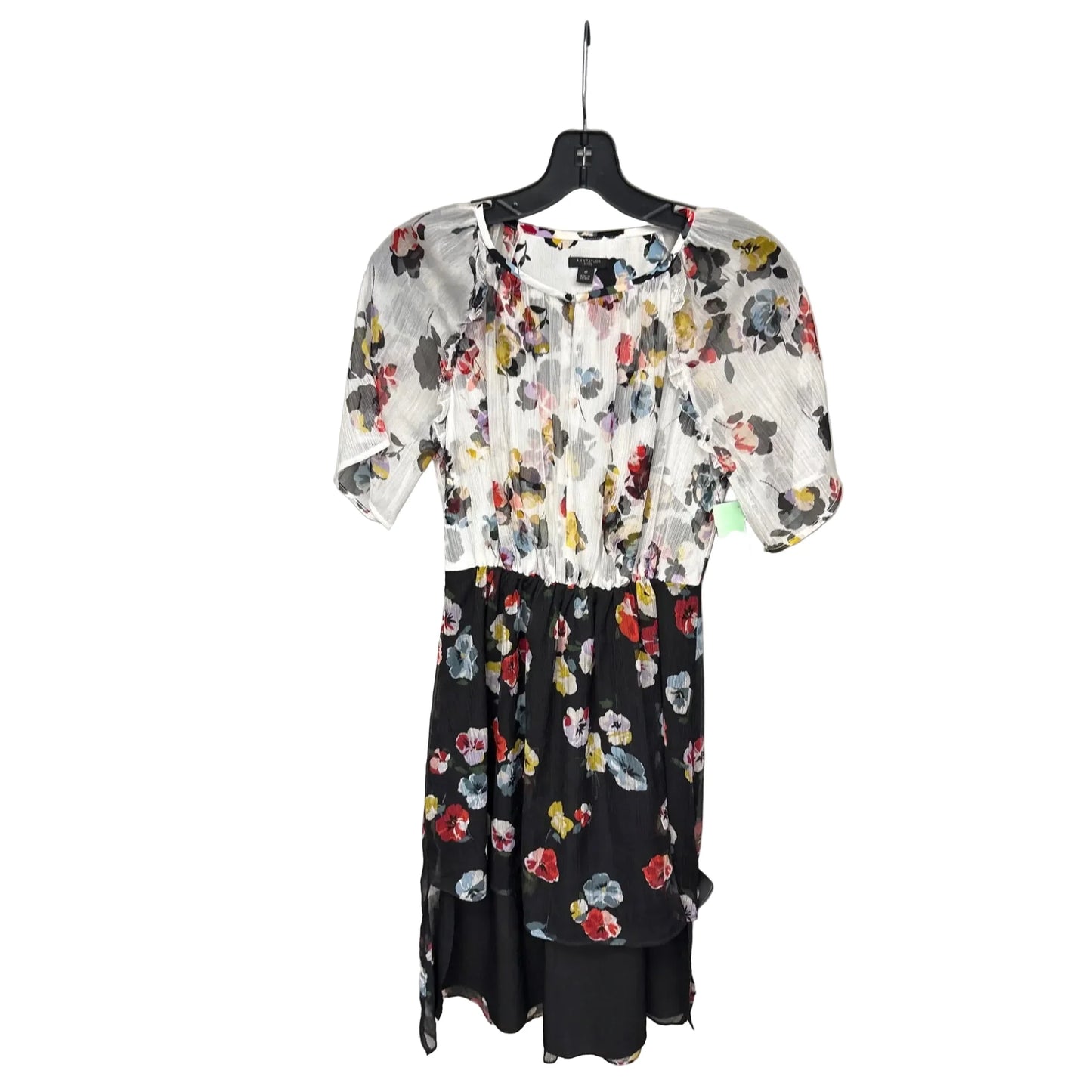 Dress Casual Midi By Ann Taylor In Floral Print, Size: 4p