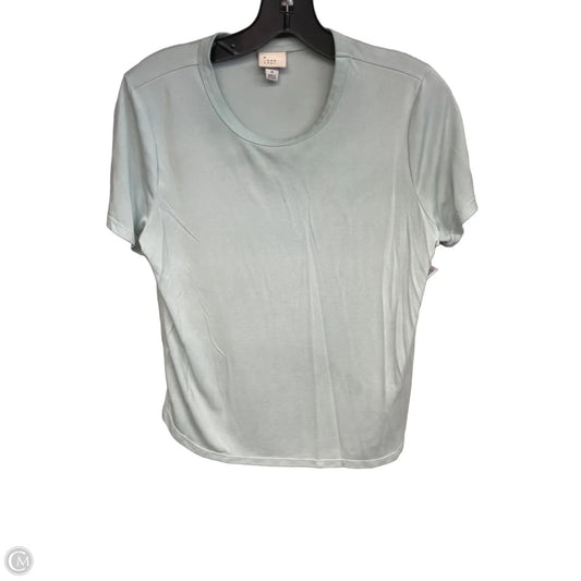 Top Short Sleeve By A New Day In Aqua, Size: Xs