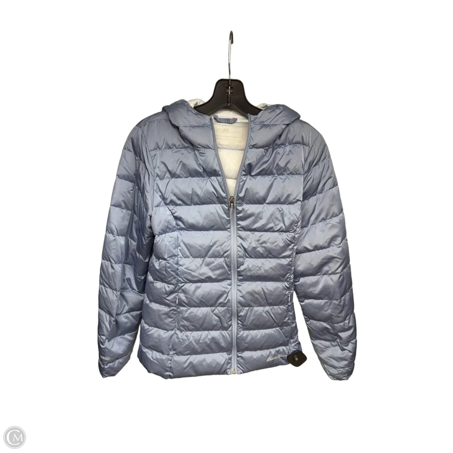 Jacket Puffer & Quilted By Eddie Bauer In Blue, Size: S