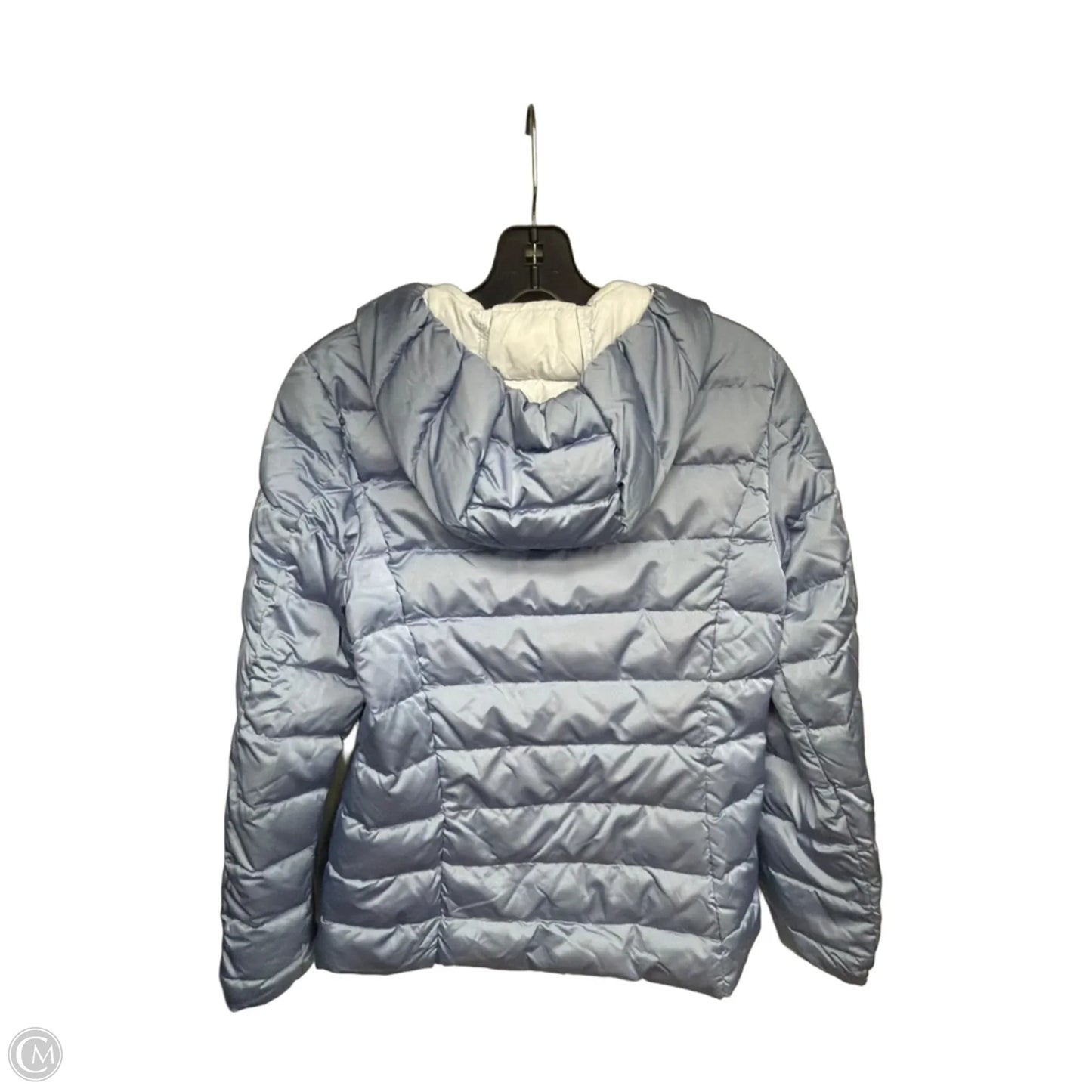 Jacket Puffer & Quilted By Eddie Bauer In Blue, Size: S