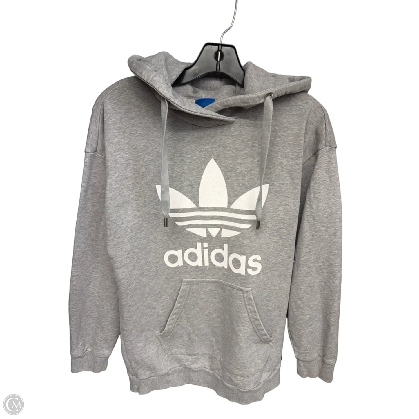 Athletic Sweatshirt Hoodie By Adidas In Ivory, Size: Xs