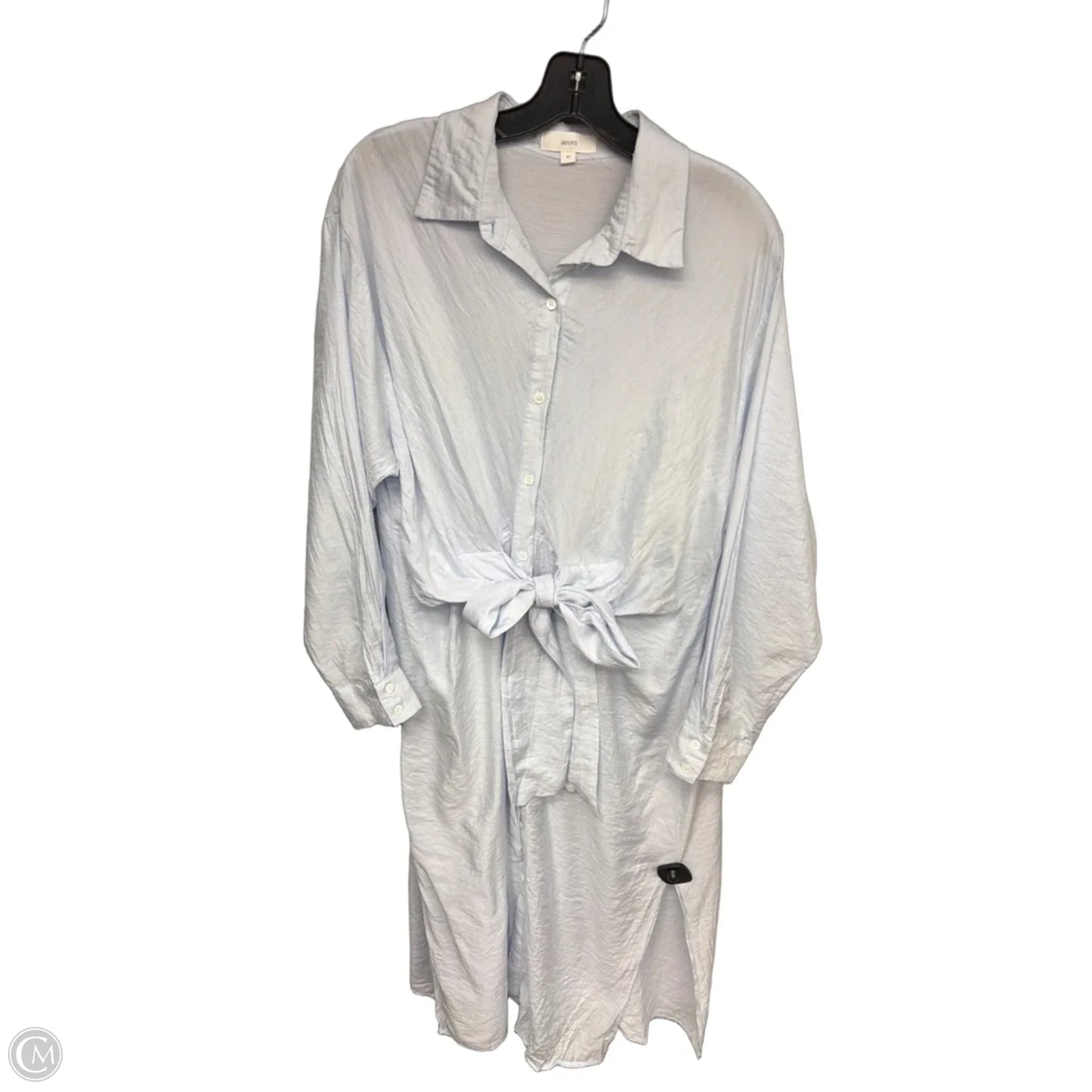 Dress Casual Midi By Aeom In Blue, Size: Xl