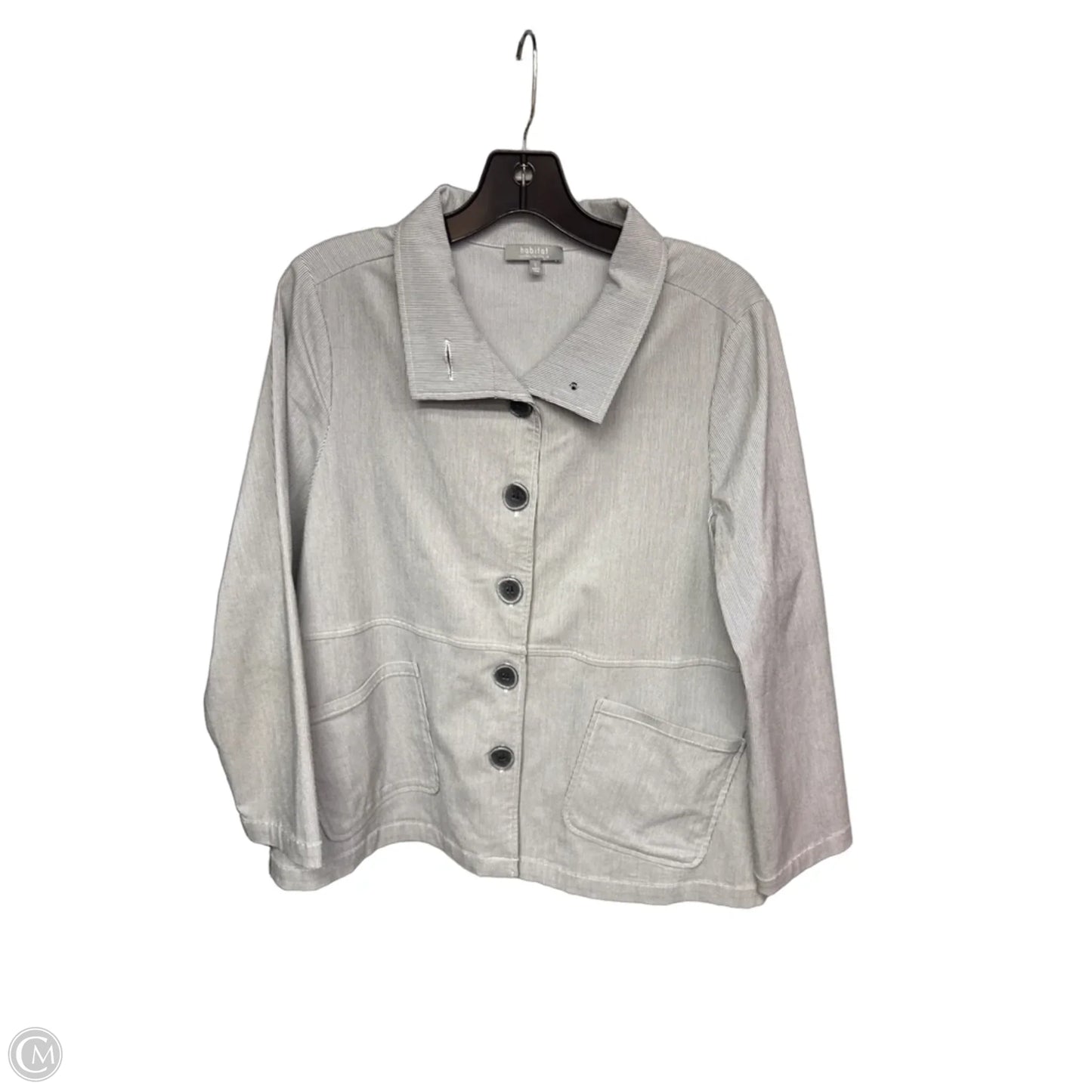Jacket Other By Habitat In Grey, Size: S