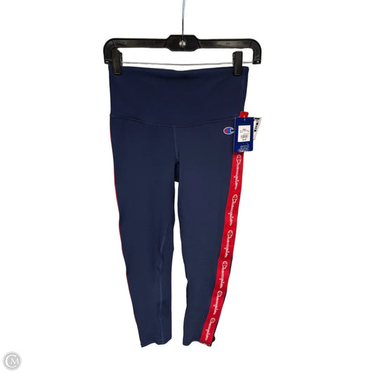 Athletic Leggings By Champion In Blue, Size: S
