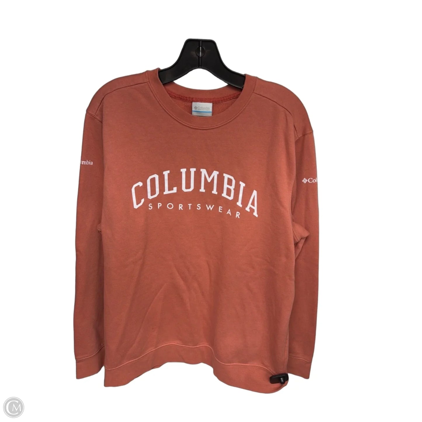 Athletic Sweatshirt Crewneck By Columbia In Orange, Size: L