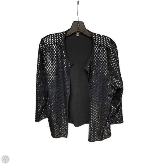 Shawl By Lularoe In Black & Silver, Size: L