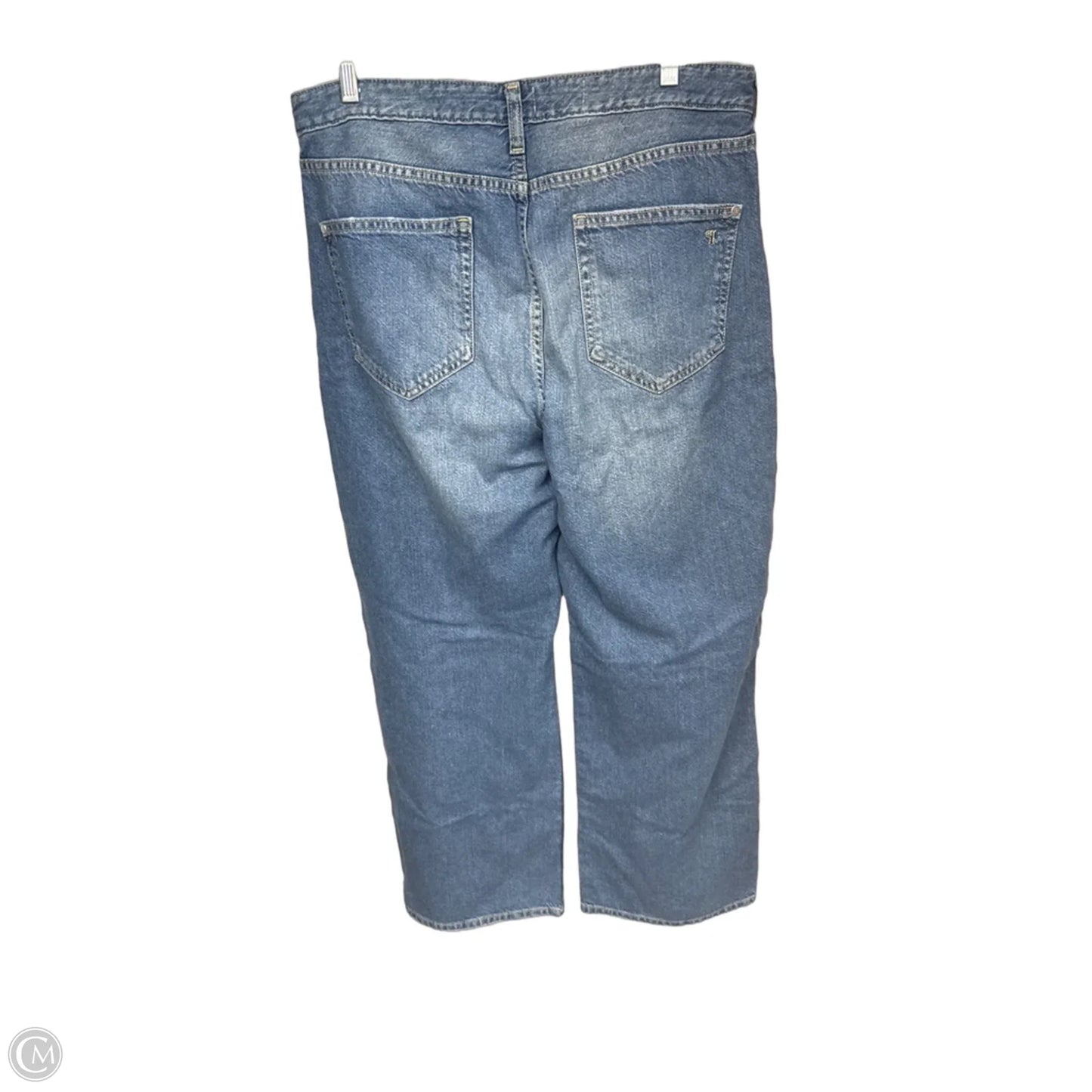 Jeans Wide Leg By Pilcro In Blue Denim, Size: 14