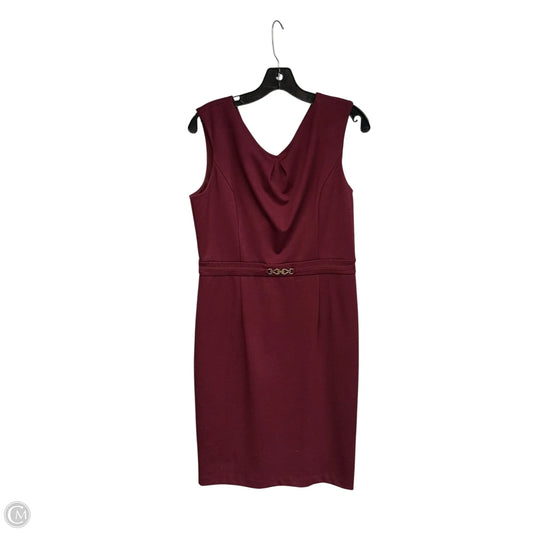 Dress Party Midi By Ellen Tracy In Red, Size: 10