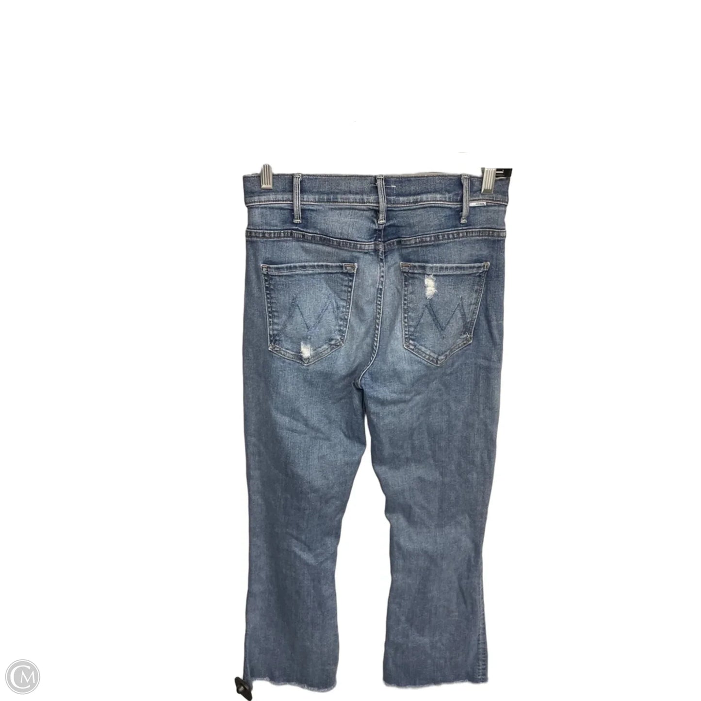 Jeans Flared By Mother In Blue Denim, Size: 4