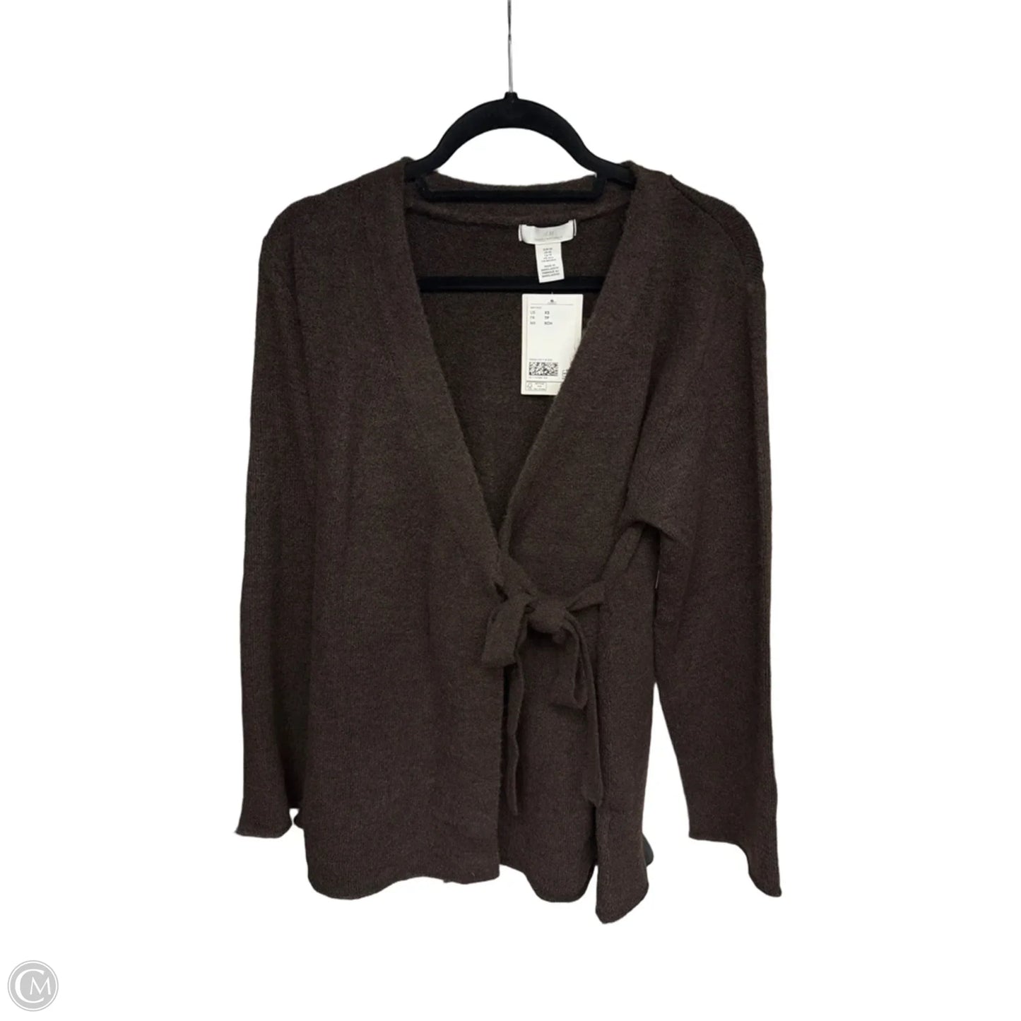 Cardigan By H&m In Brown, Size: Xs