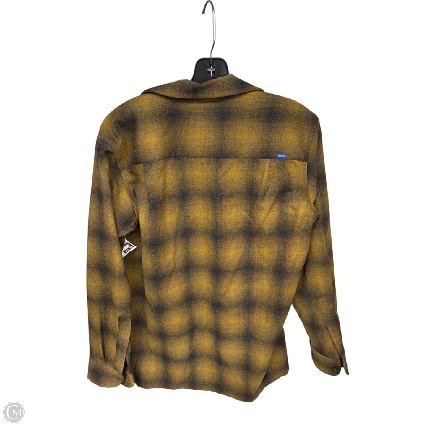 Top Long Sleeve By Pendleton In Brown & Green, Size: S
