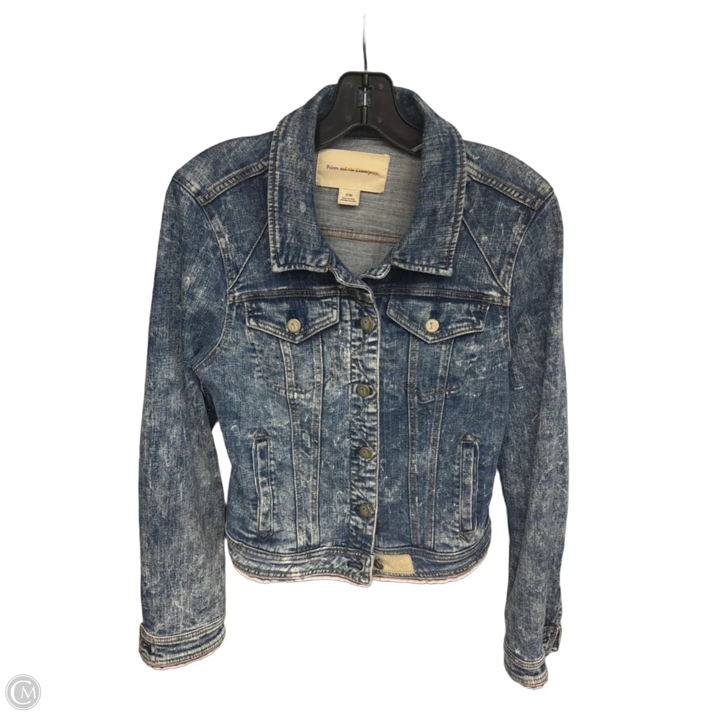 Jacket Denim By Pilcro In Blue Denim, Size: M