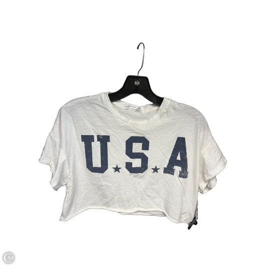 Top Short Sleeve By Altard State In White, Size: S