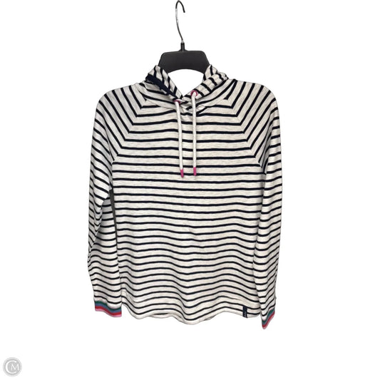 Sweatshirt Hoodie By Joules In Striped Pattern, Size: L
