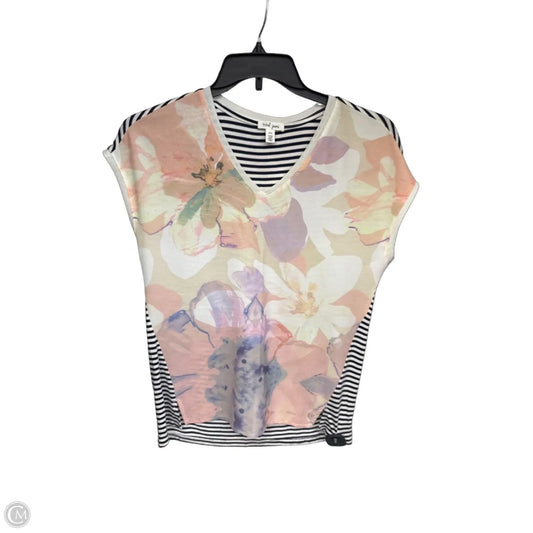 Top Short Sleeve By Tribal In Blue & Pink, Size: Sp
