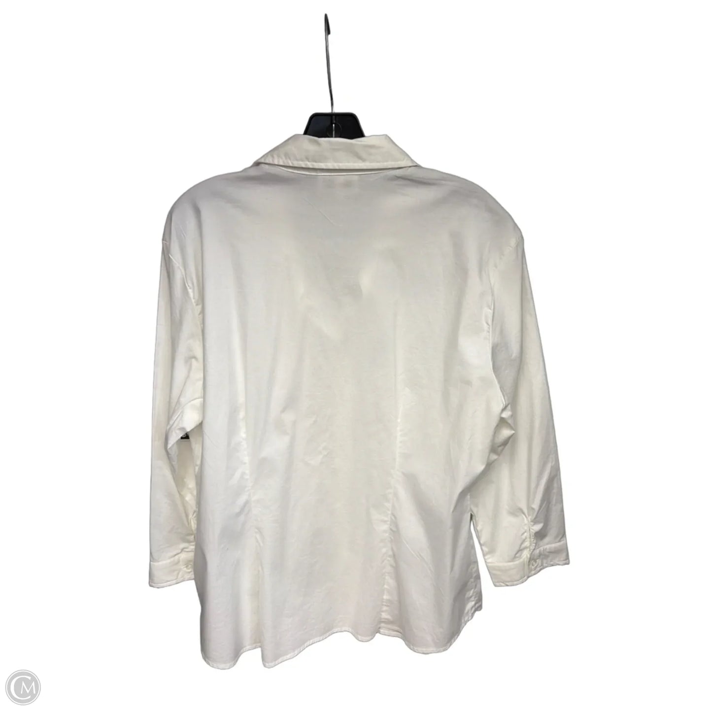 Top Long Sleeve By Grand And Greene In White, Size: Xl