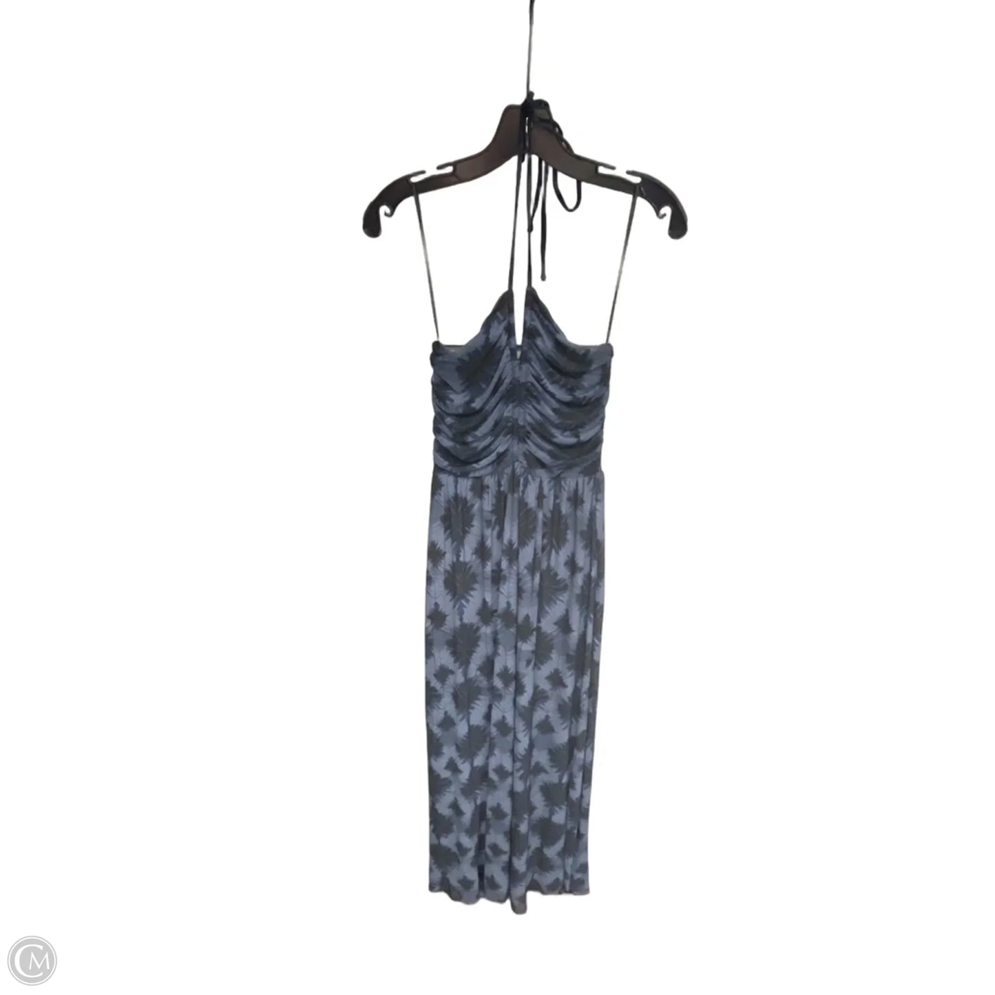 Dress Casual Maxi By Evereve In Black & Blue, Size: Xs