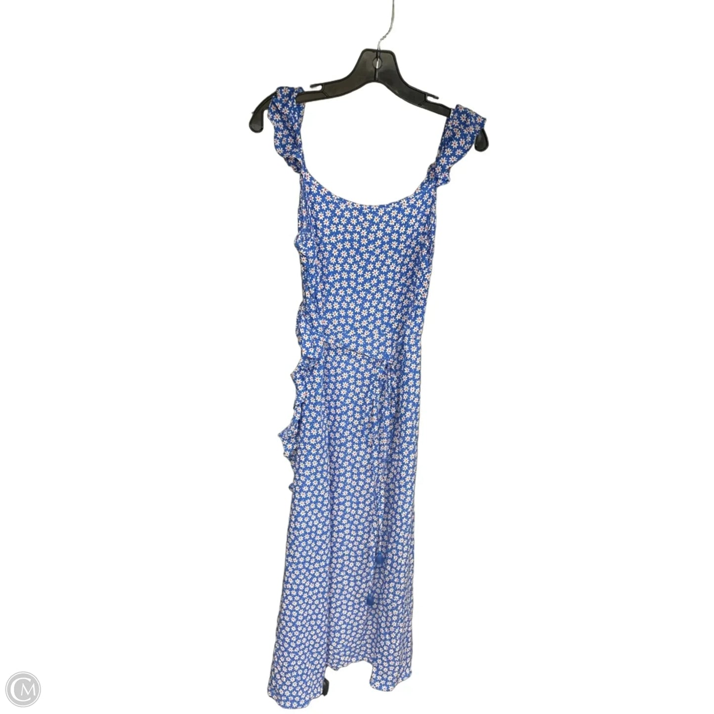 Dress Casual Maxi By Madewell In Blue & White, Size: 2