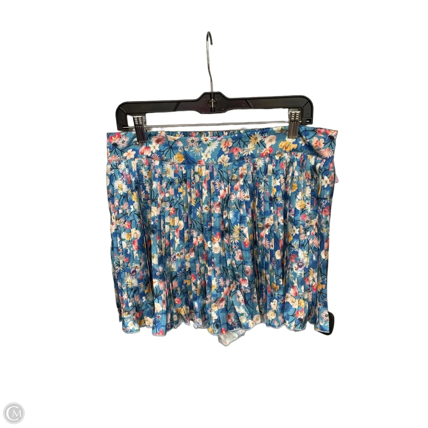 Skirt Midi By Anthropologie In Blue, Size: L
