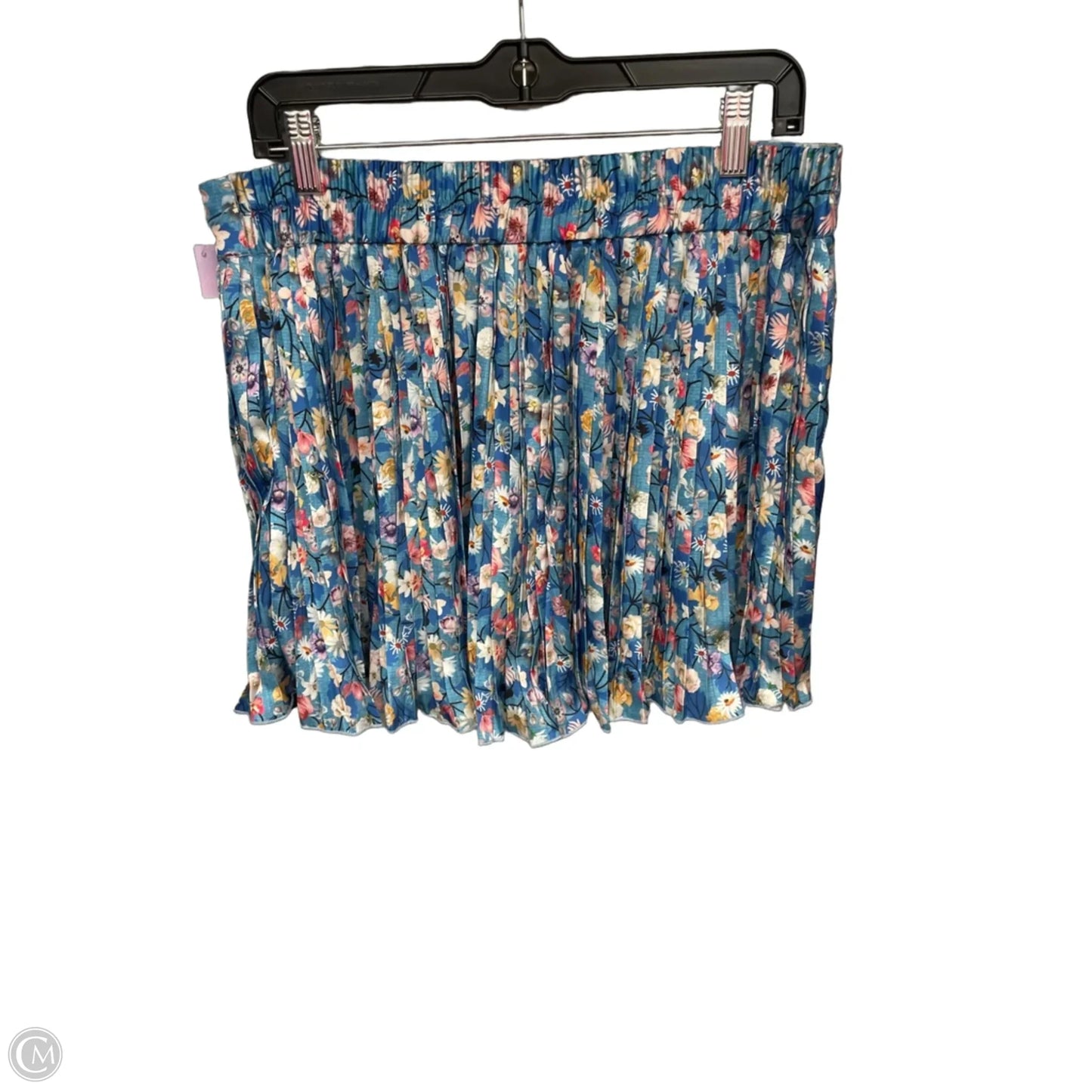 Skirt Midi By Anthropologie In Blue, Size: L