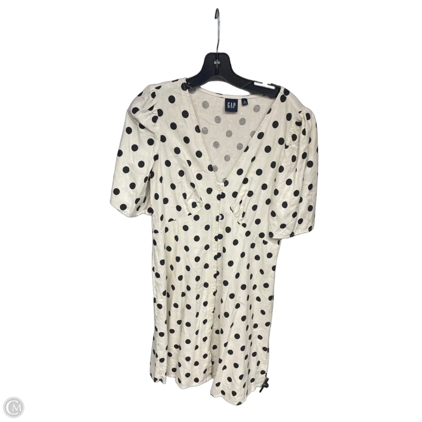 Dress Casual Midi By Gap In Polkadot Pattern, Size: M
