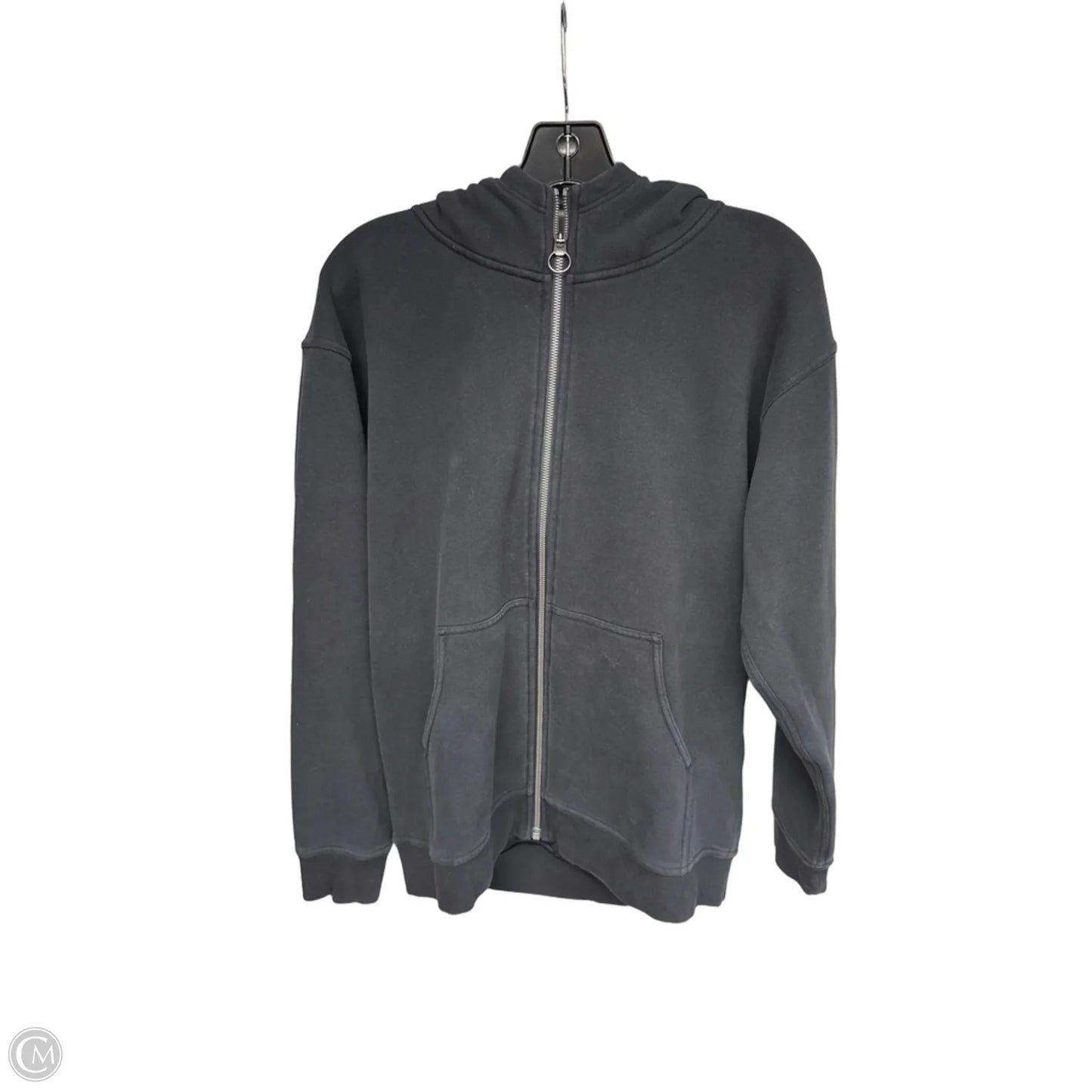 Athletic Sweatshirt Hoodie By Lululemon In Black, Size: 10