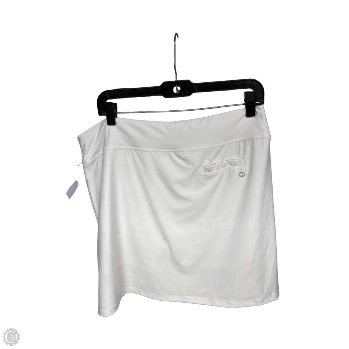 Athletic Skort By Clothes Mentor In White, Size: L