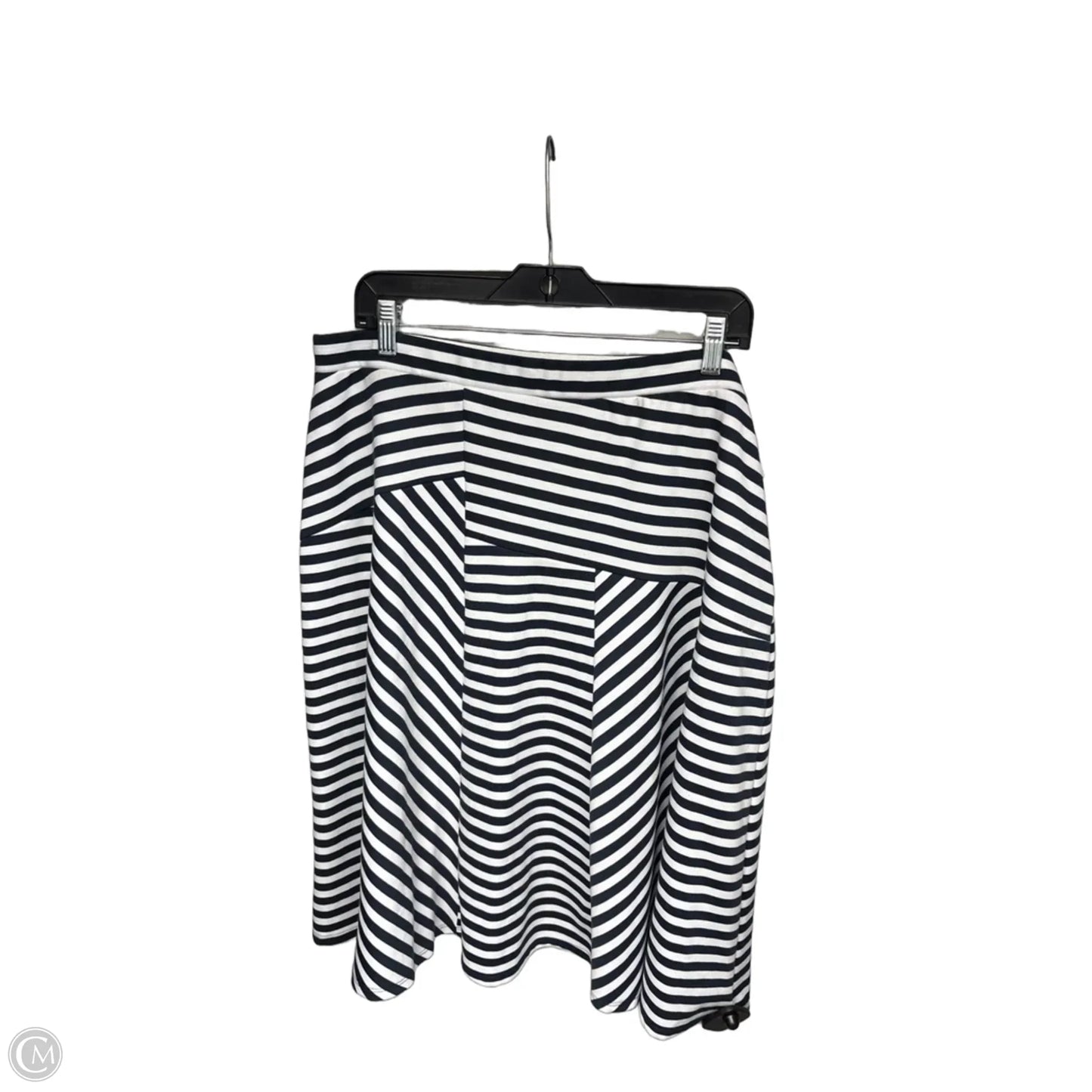 Skirt Maxi By Relativity In Blue & White, Size: Xl