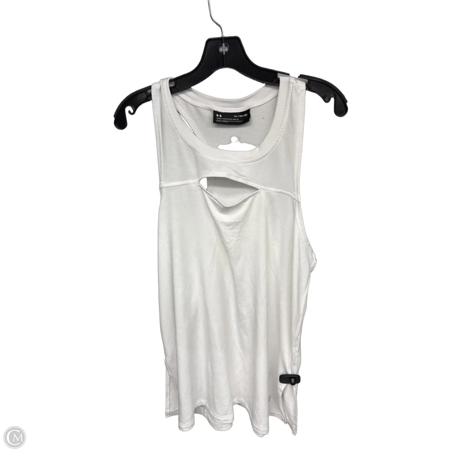 Athletic Tank Top By Under Armour In White, Size: Xl