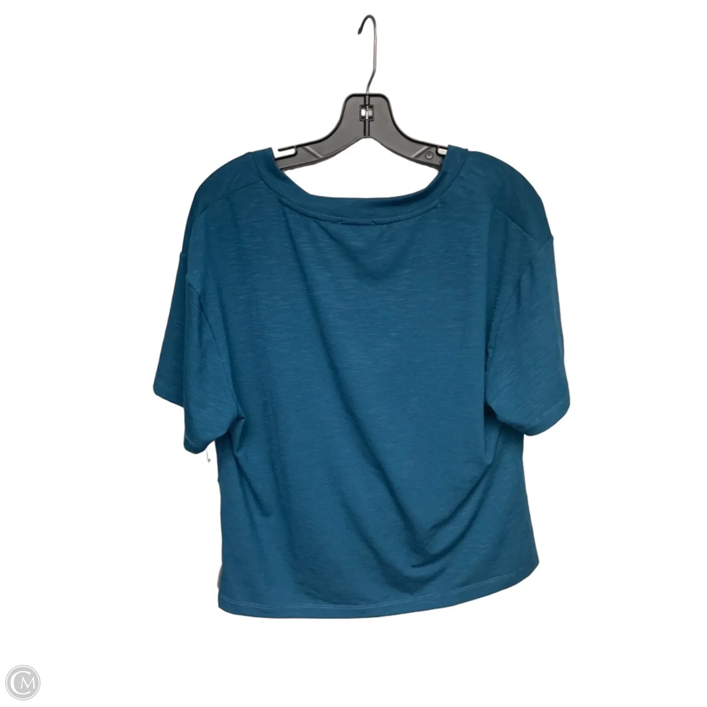 Top Short Sleeve By Evereve In Teal, Size: L
