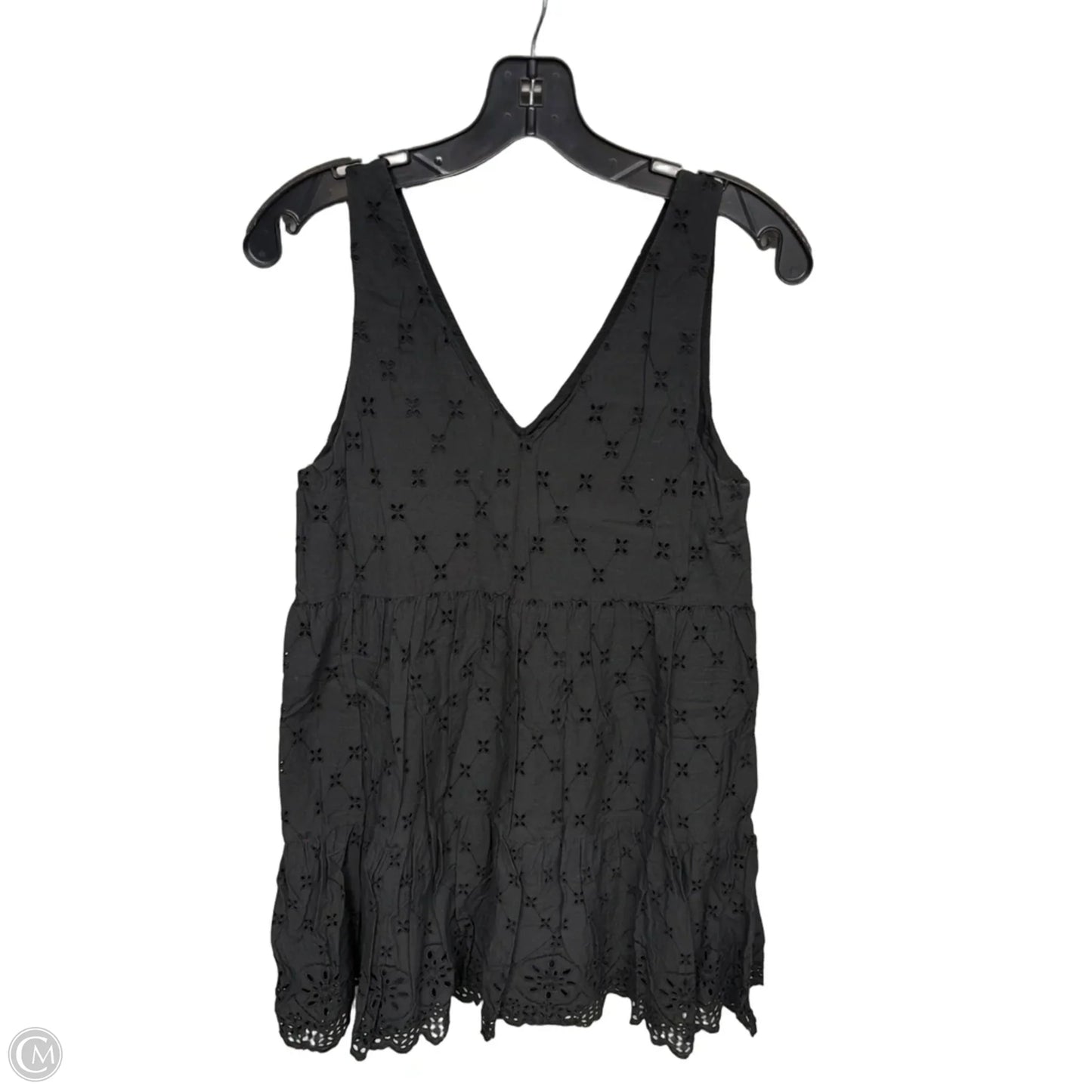 Dress Casual Midi By Loft In Black, Size: Xs