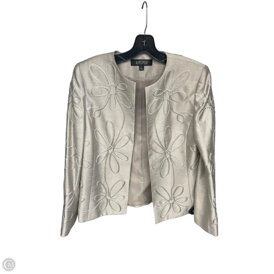 Blazer By Kasper In Grey & White, Size: 8