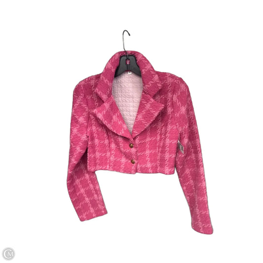 Blazer By Clothes Mentor In Pink, Size: S
