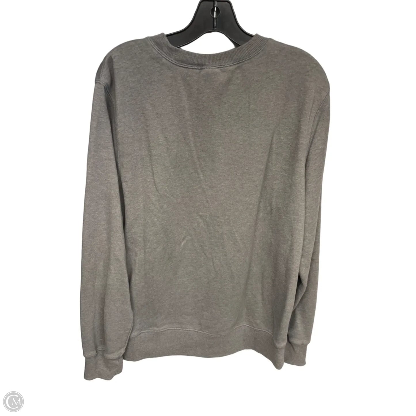 Athletic Sweatshirt Crewneck By The North Face In Grey, Size: M