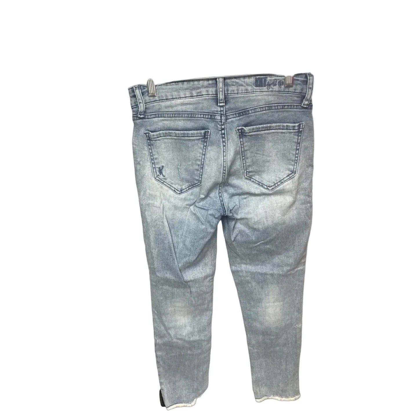 Jeans Straight By Kut In Blue Denim, Size: 0