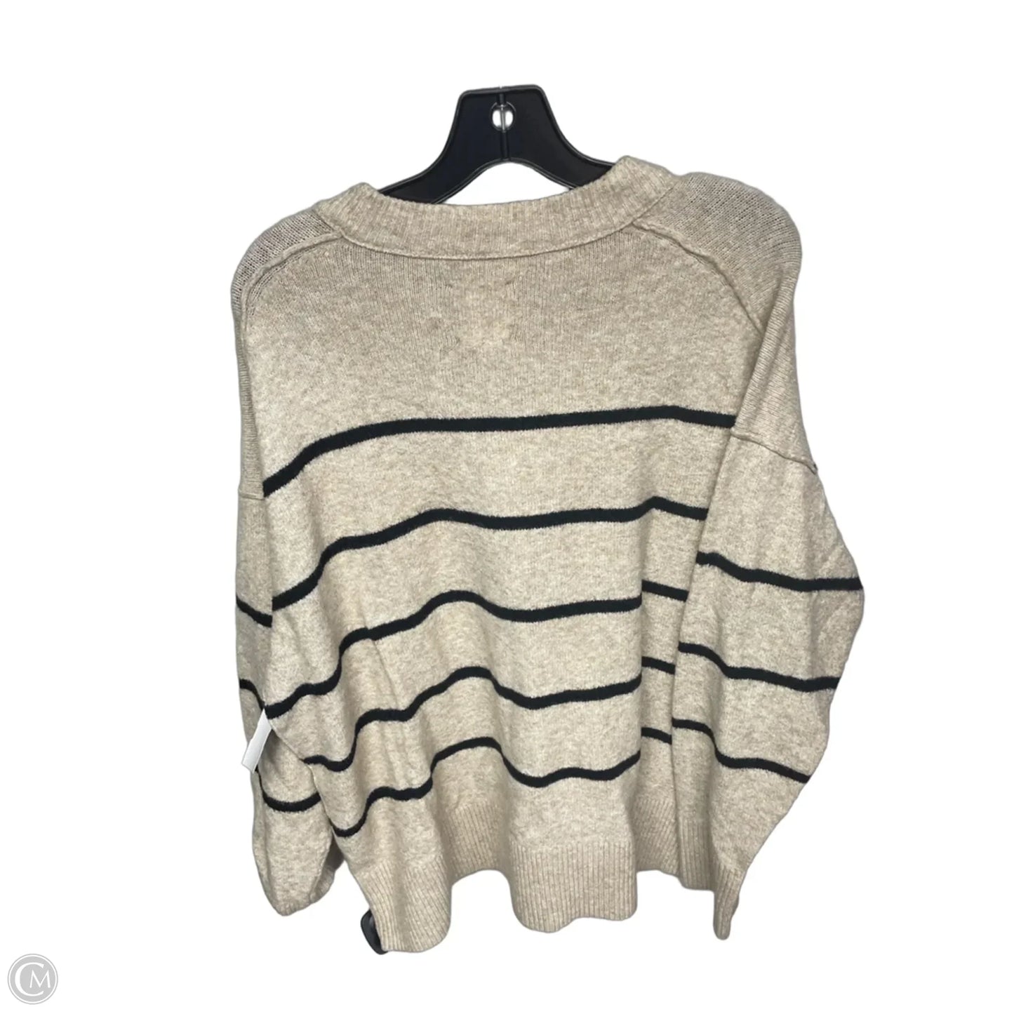 Sweater By Aerie In Black & Tan, Size: M