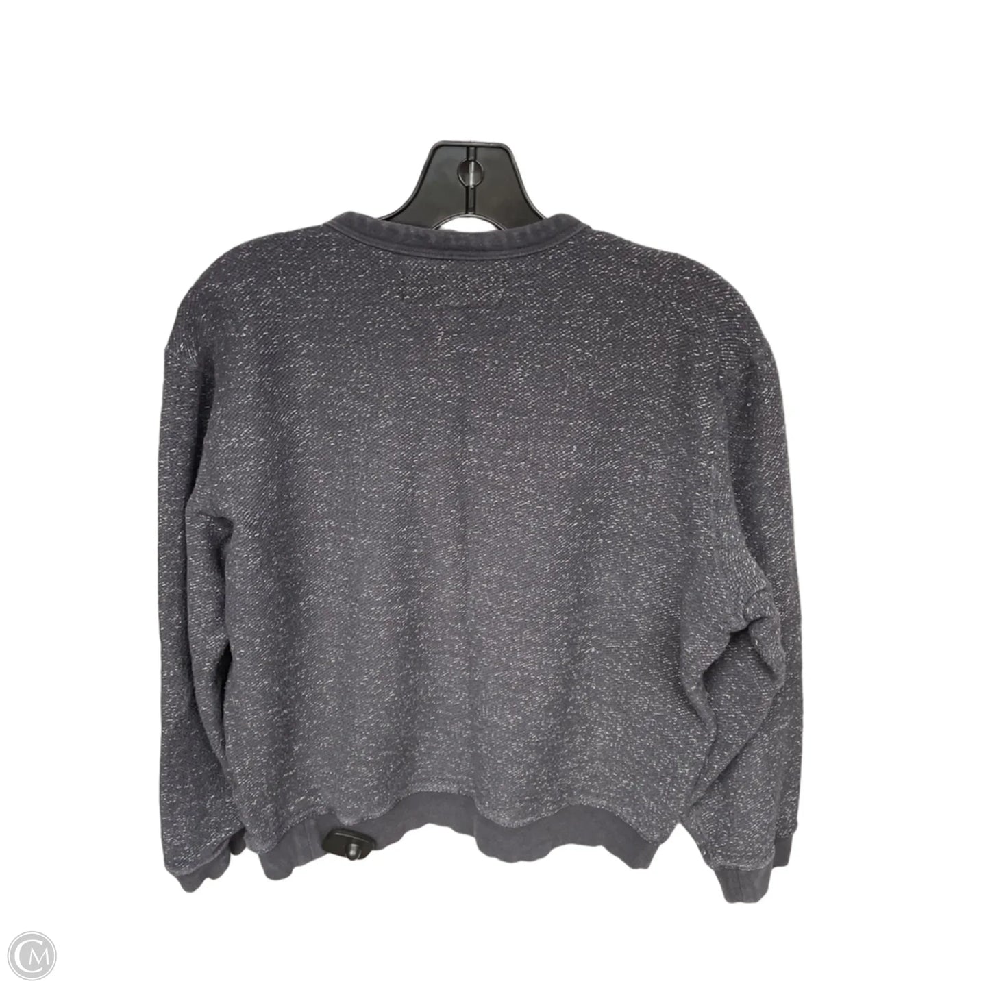 Sweatshirt Crewneck By Clothes Mentor In Grey, Size: S