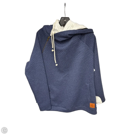 Sweater By Clothes Mentor In Blue & Grey, Size: Xxl