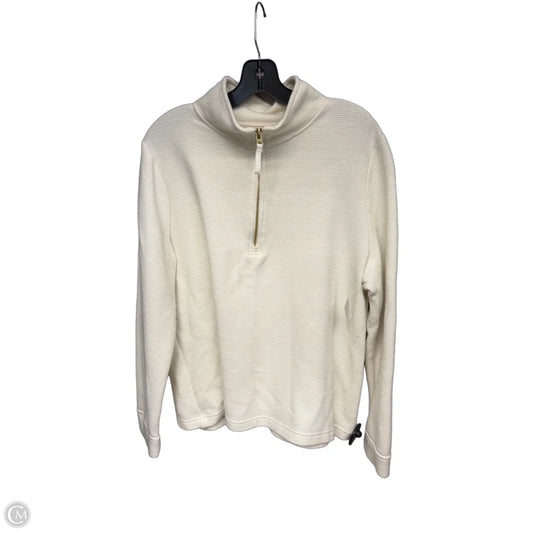 Sweater By Croft And Barrow In Cream, Size: Xl