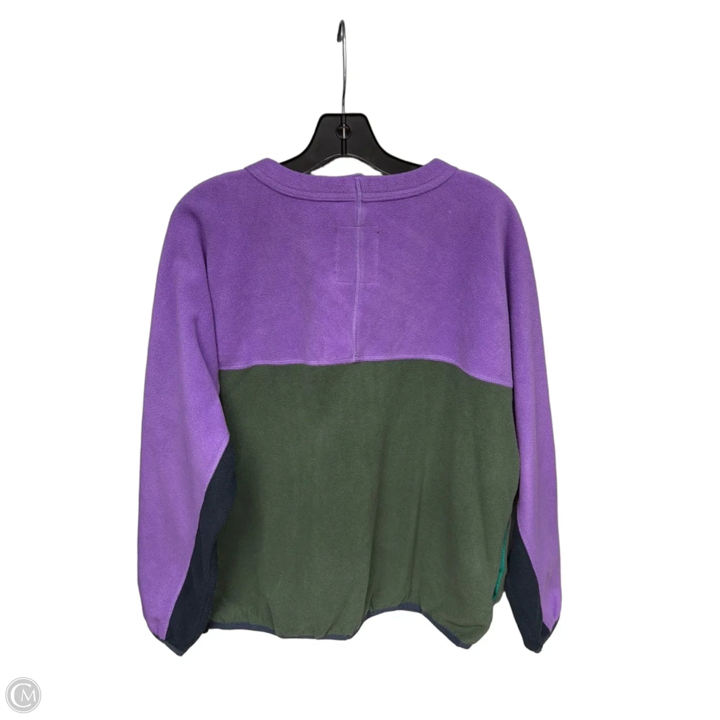Sweatshirt Crewneck By Kavu In Grey & Purple, Size: M