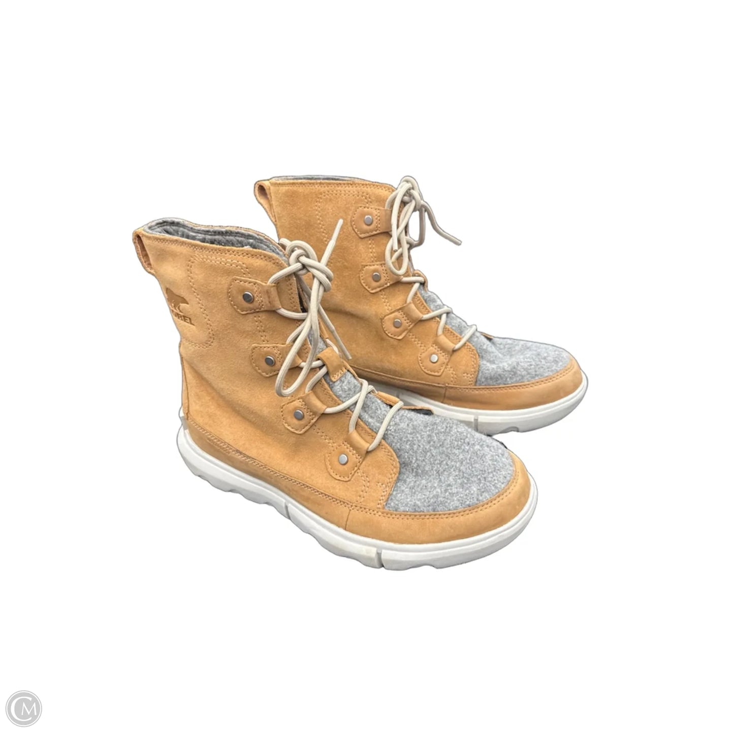Boots Snow By Sorel In Brown & Grey, Size: 10