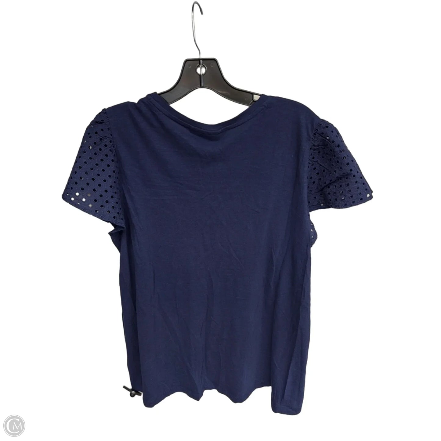 Top Short Sleeve By Lane Bryant In Blue, Size: Xl