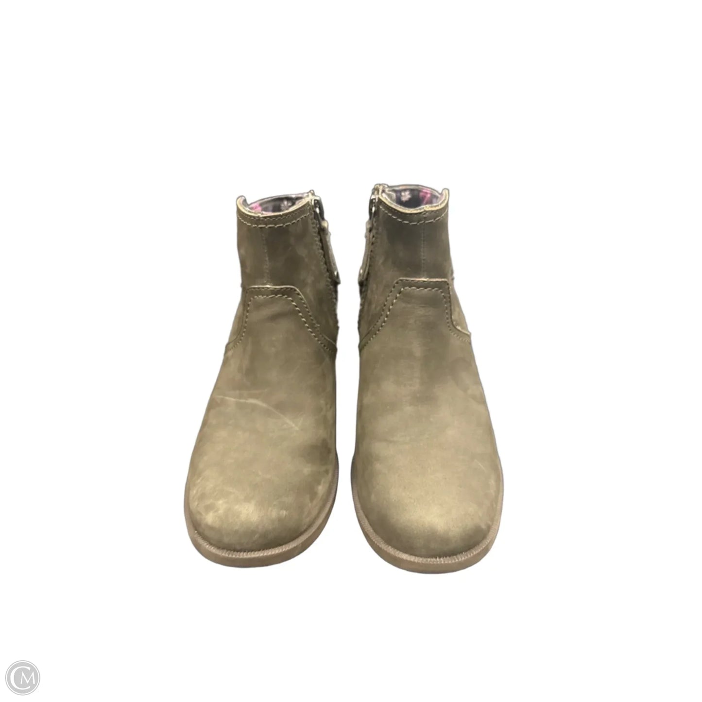 Boots Ankle Heels By Teva In Green, Size: 6.5
