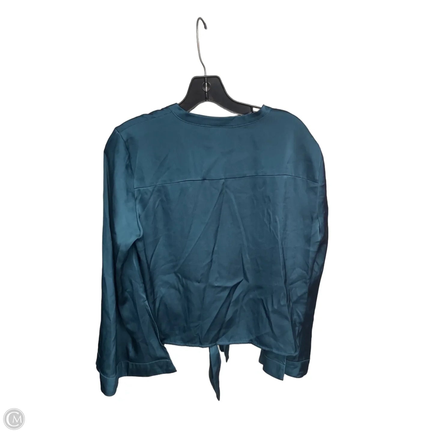 Blouse Long Sleeve By Halogen In Teal, Size: M