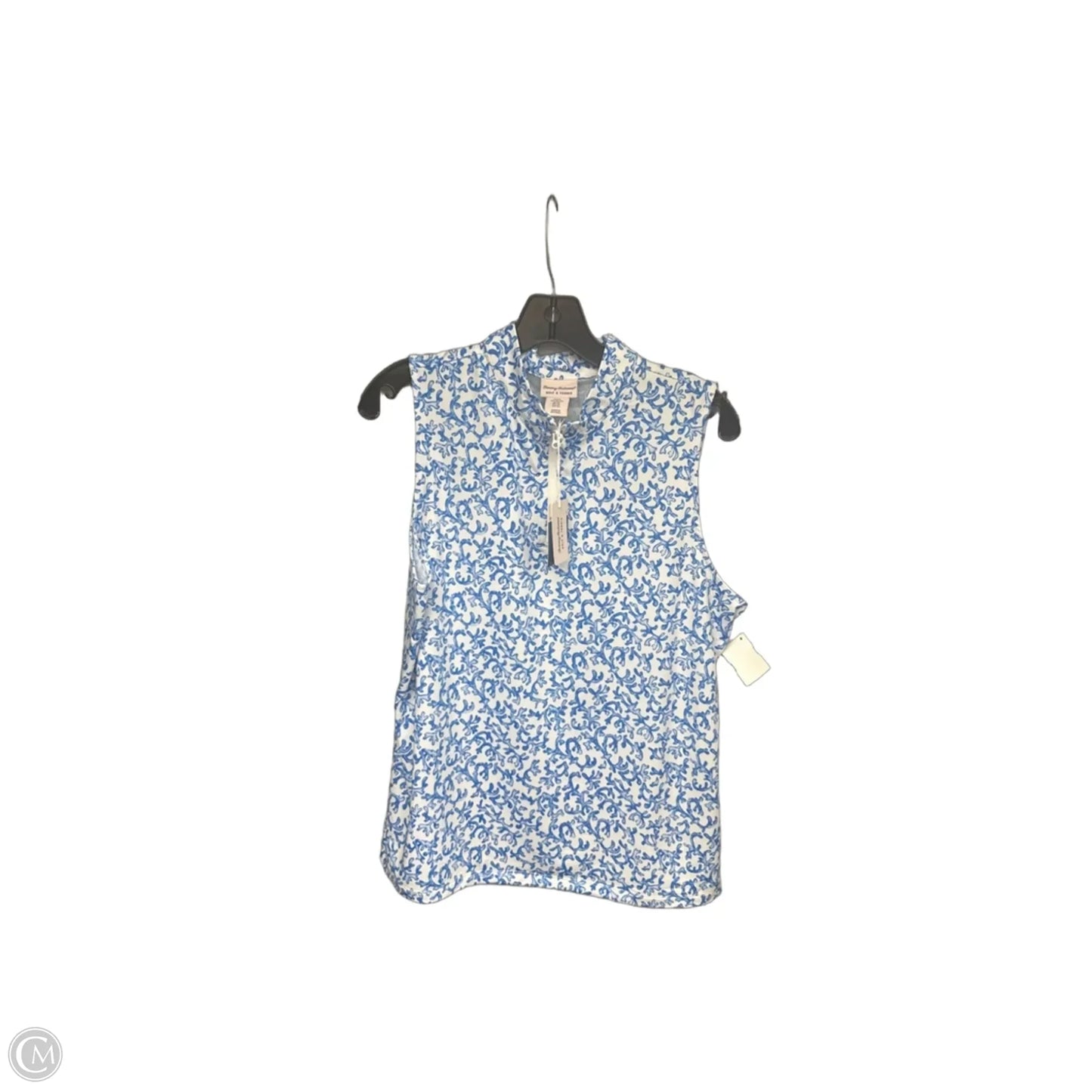 Athletic Tank Top By Tommy Bahama In Blue & White, Size: Xl